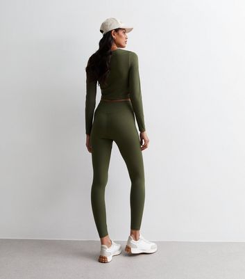 NVGTN NV Seamless Leggings - Khaki Green |