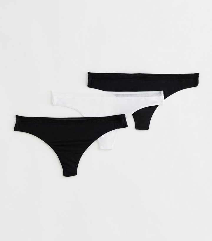 Soft Thong 3-pack Black