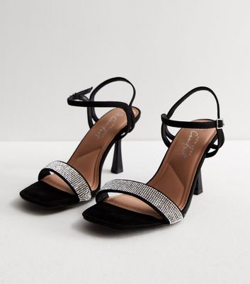 Wide fit ankle strap hot sale heels