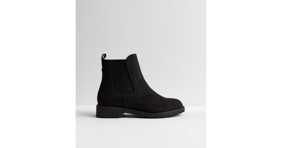 suedette chelsea boots