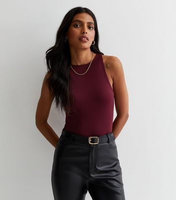 Burgundy bodysuit store