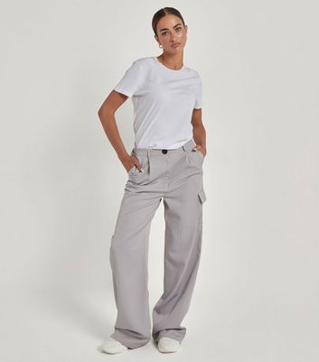 Pinstripe cargo trousers online