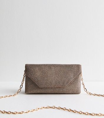 Gold chain clutch hotsell