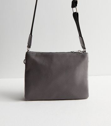 Large grey deals crossbody bag