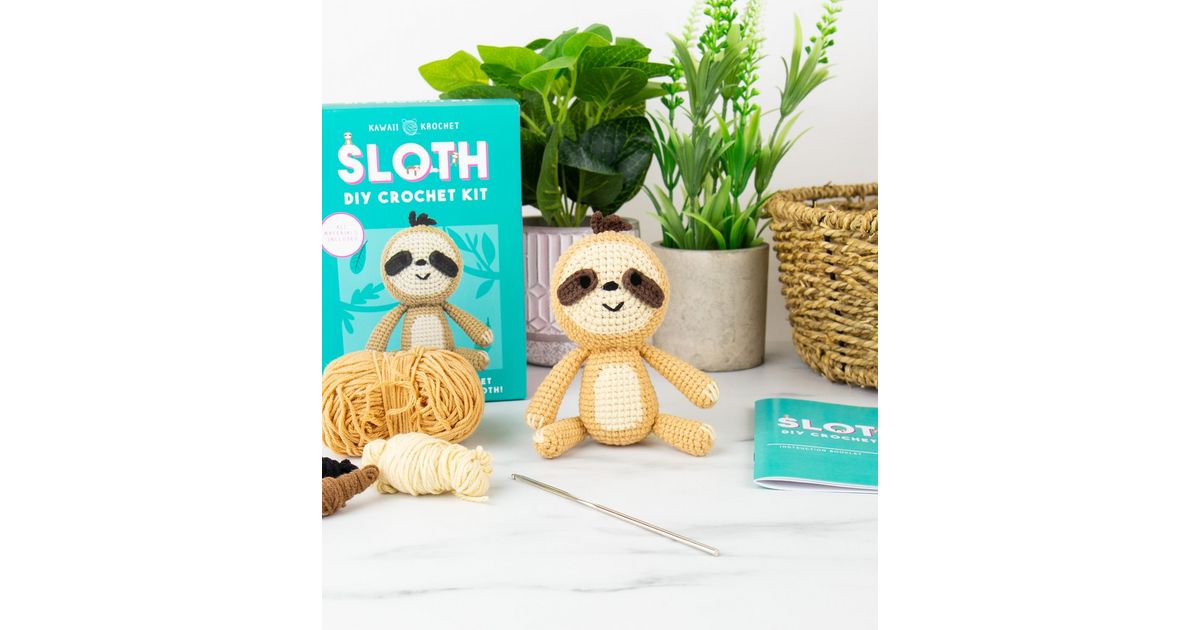 Sloth DIY Crochet Kit