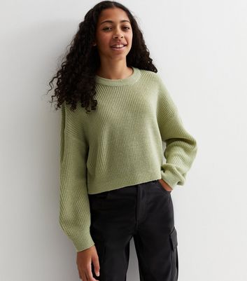 Girls on sale knitted jumper