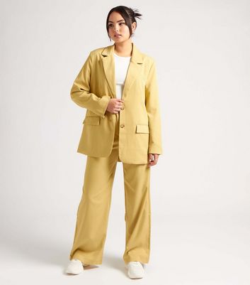 Yellow blazer clearance new look