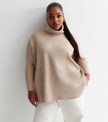 Fine knit polo sales neck jumper