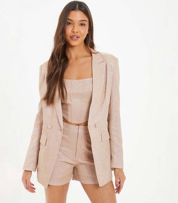 New look button front 2025 coat in light pink