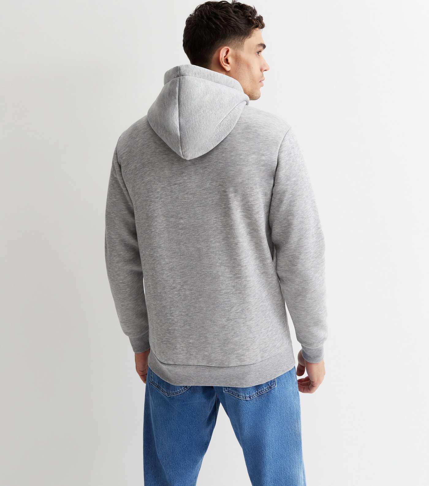 Only & Sons Grey Pocket Front Hoodie Image 4