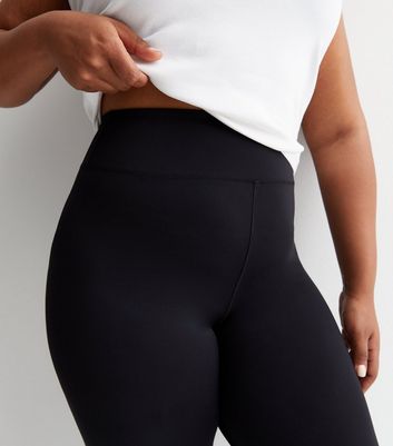 Curves Black High Waist Sports Leggings