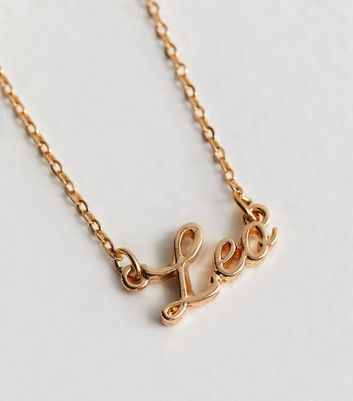 Gold Leo Star Sign Necklace New Look