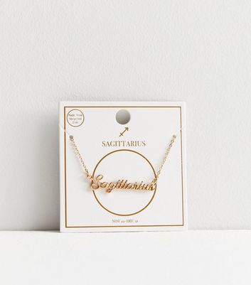 Sagittarius star sale sign necklace