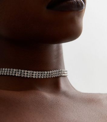 Diamond Tennis Choker Necklace – Alexandra Beth