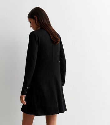 Micro mini black dress sale