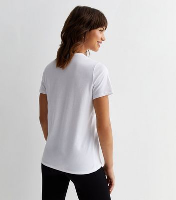 Cotton T-shirt - White/Los Angeles - Ladies