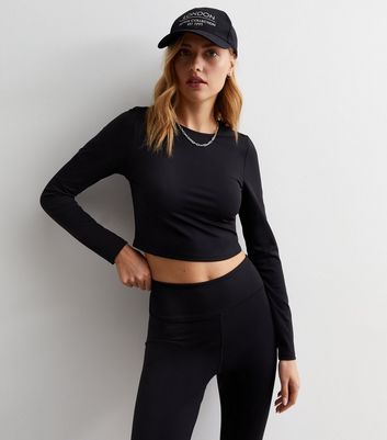 Ladies long sleeve sports on sale tops