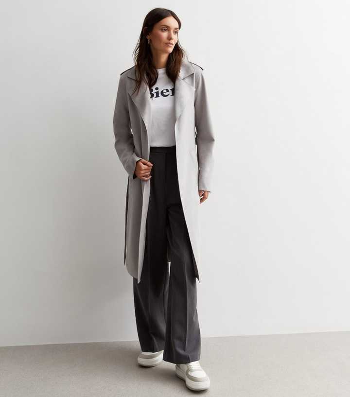 duster jacket grey