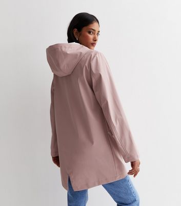 Pink raincoat cheap new look