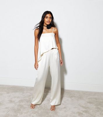 NEW $395 Rachel Zoe Women's Cream Wool Flared Wide Leg Silk Lined Pants  Size 2 | eBay