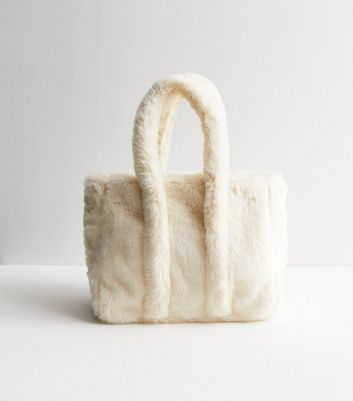 New look sale faux fur bag