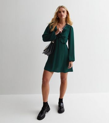 New look green outlet tea dress