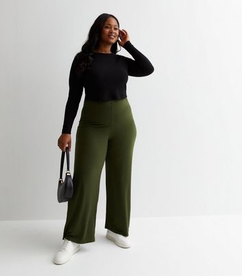 Green trousers clearance new look