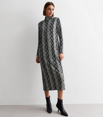 New look sale snakeskin dress