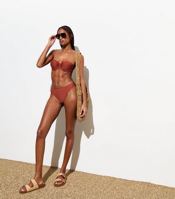 Rust Hipster Bikini Bottoms New Look