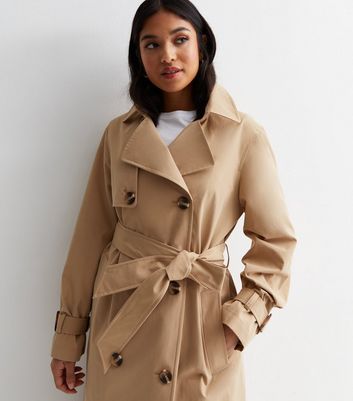 Camel trench hot sale coat petite