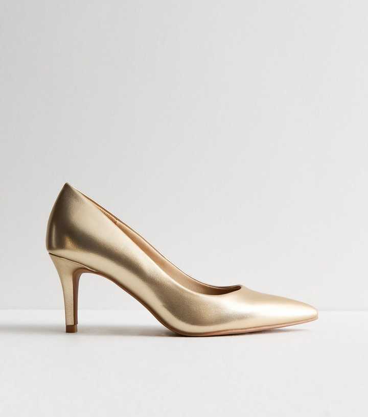 metallic court shoes