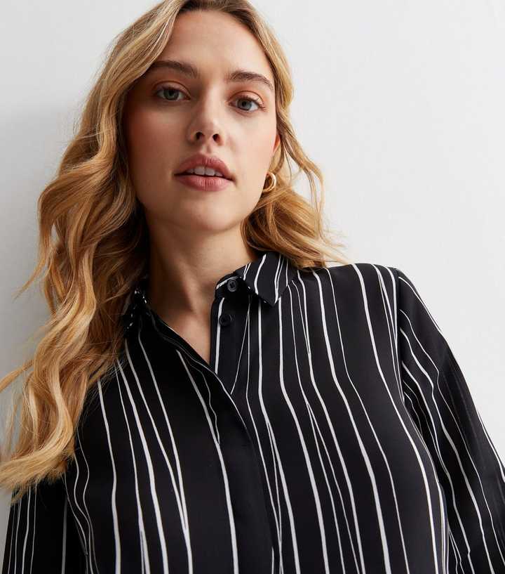 Black Stripe Long Sleeve Shirt