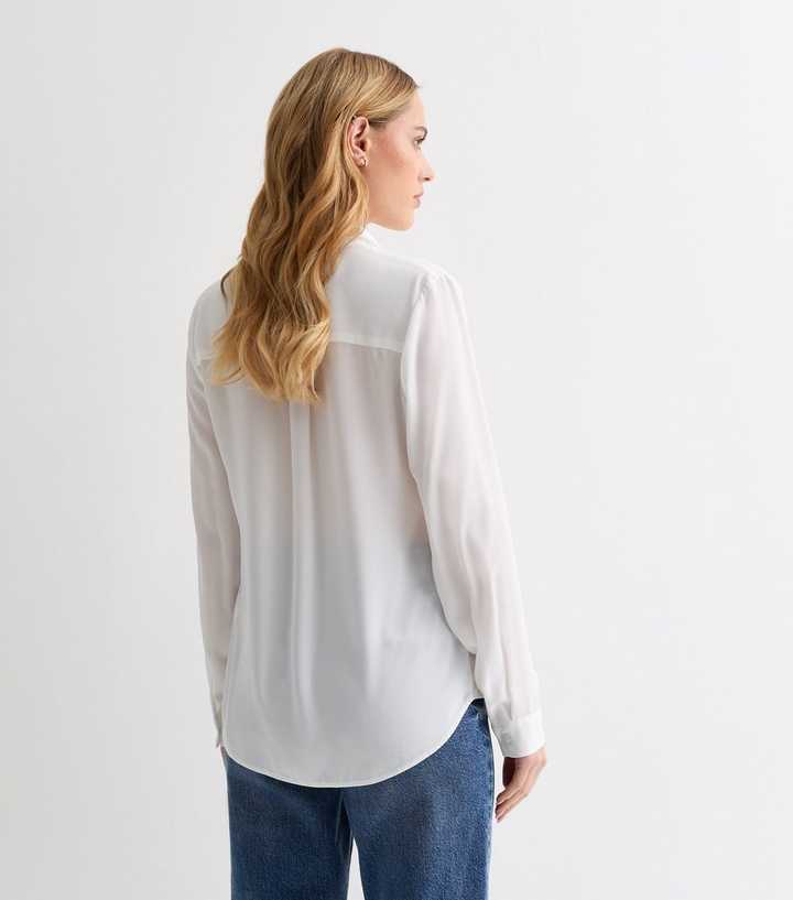 off white long sleeve shirt womens