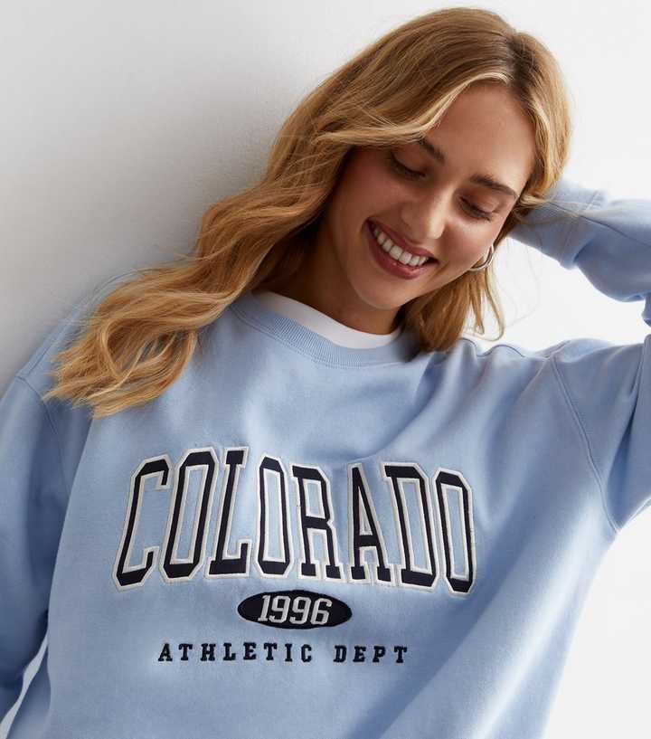 Blue Colorado Logo Crew Neck Sweatshirt