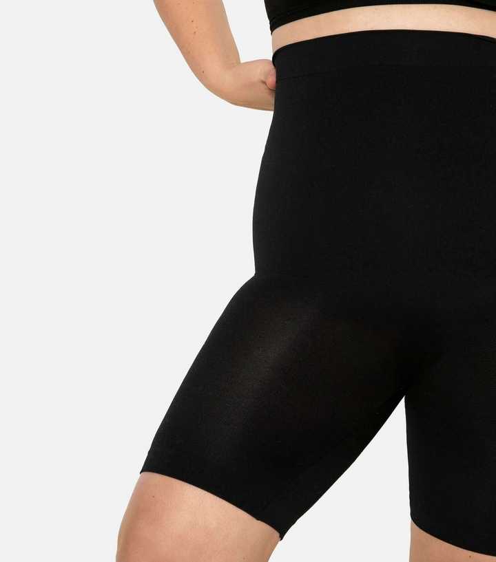 Conturve Black High Waist Shaping Shorts