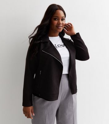 Black suedette outlet biker jacket womens