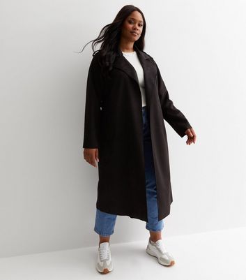 New look clearance black duster coat