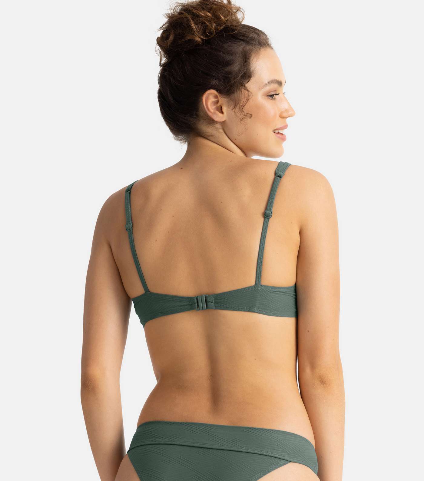 Dorina Green Buckle Front Bikini Top Image 3