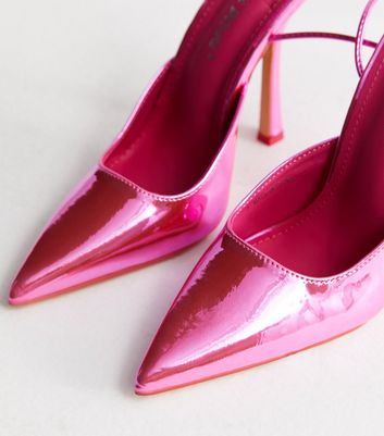 Hot pink best sale shoes heels