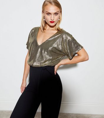 Sequin jumpsuit clearance new look