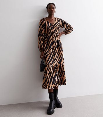 Leopard maxi dress discount zara