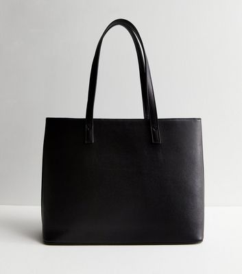 Black tote bag new look online