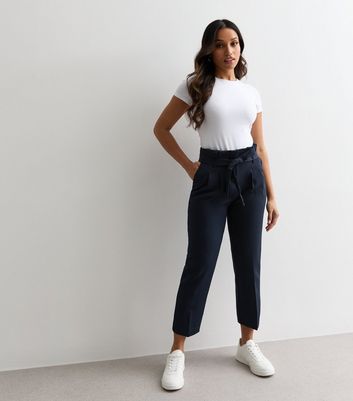 ASOS TALL High Waist Trousers With Paperbag Waist | ASOS