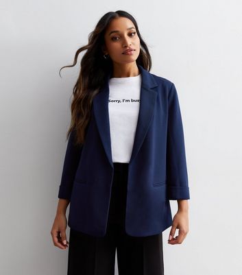 Petite navy hotsell blazer uk