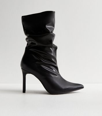 Ruched pointed toe on sale boots