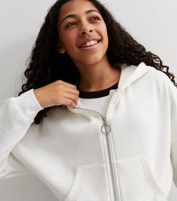 Cropped hoodie best sale new look