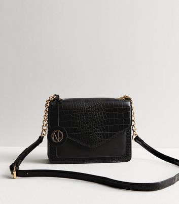 Black envelope crossbody discount bag