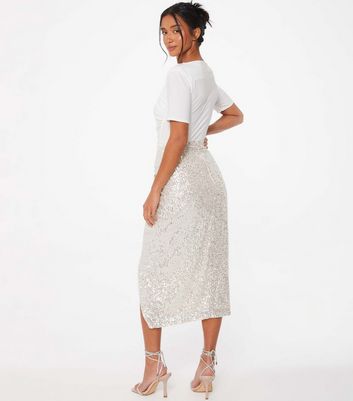 White midi shop skirt quiz