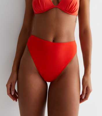 Red Thong Bikini Bottoms