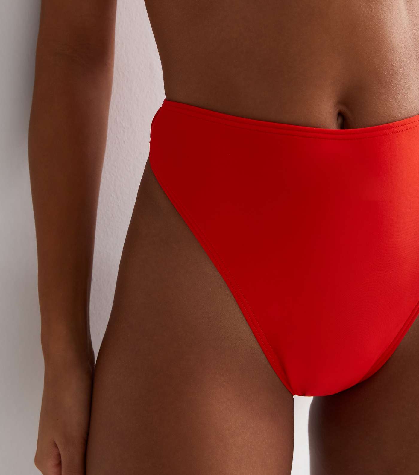 Red Thong Bikini Bottoms Image 3